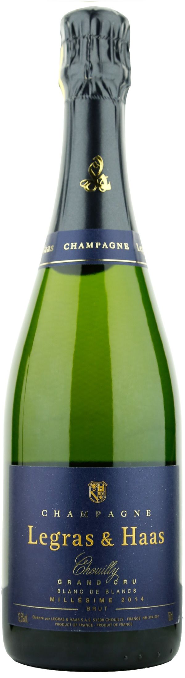 Legras & Haas Blanc de Blancs Millesime 2014
