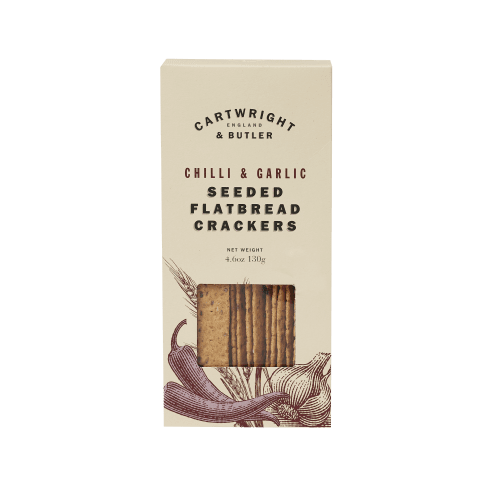 Cartwright&Butler aitriųjų paprikų ir česnakų krekeriai su sėklomis 130 g