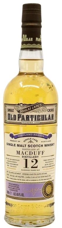 Viskis Old Particular Macduff 12 YO 0,7 L