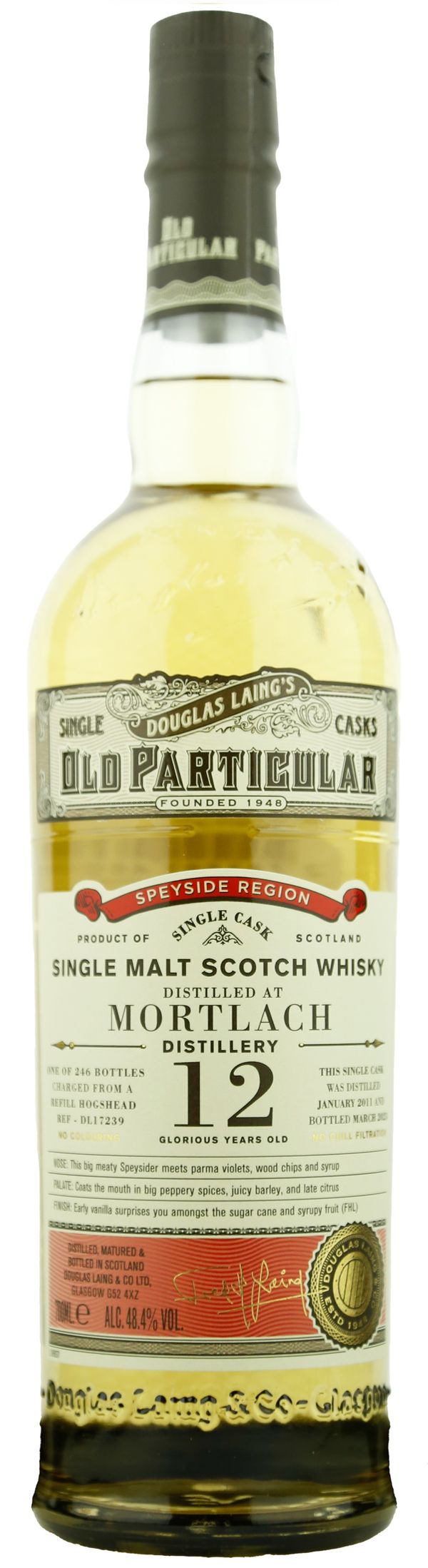 Viskis Old Particular Mortlach 12 YO 0,7 L