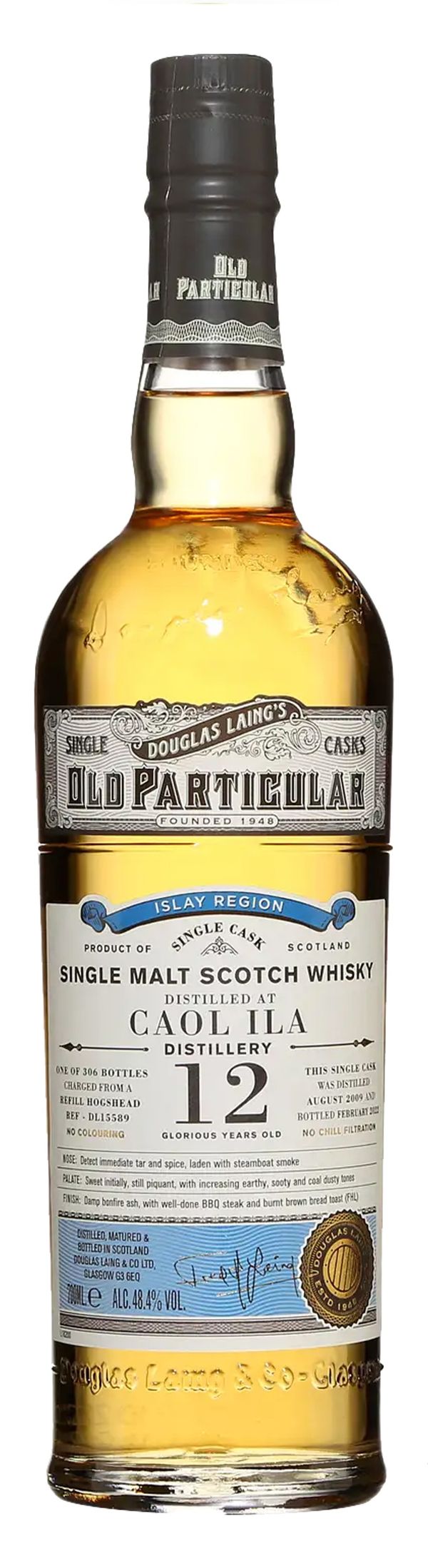 Viskis Old Particular Caol Ila 12 YO 0,7 L