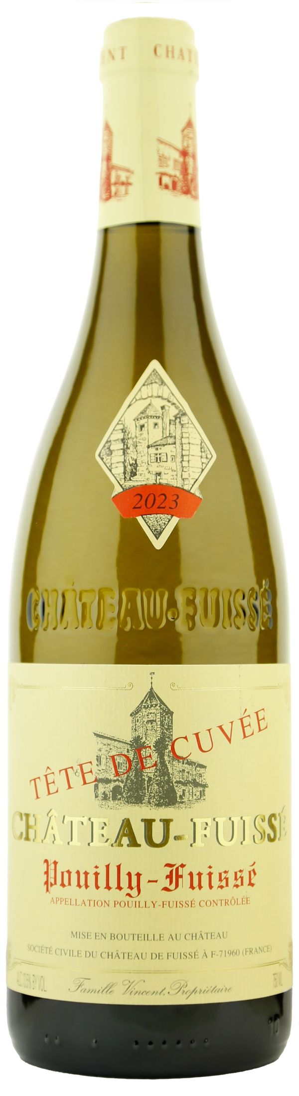 Vincent Château Fuissé Tête  de Cuvée Pouilly-Fuissé  AOC 2023