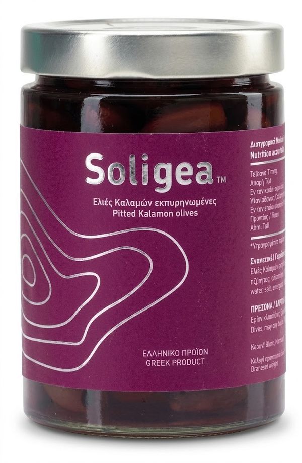 Soligea 'Kalamon' alyvuogės be kauliukų 580 g
