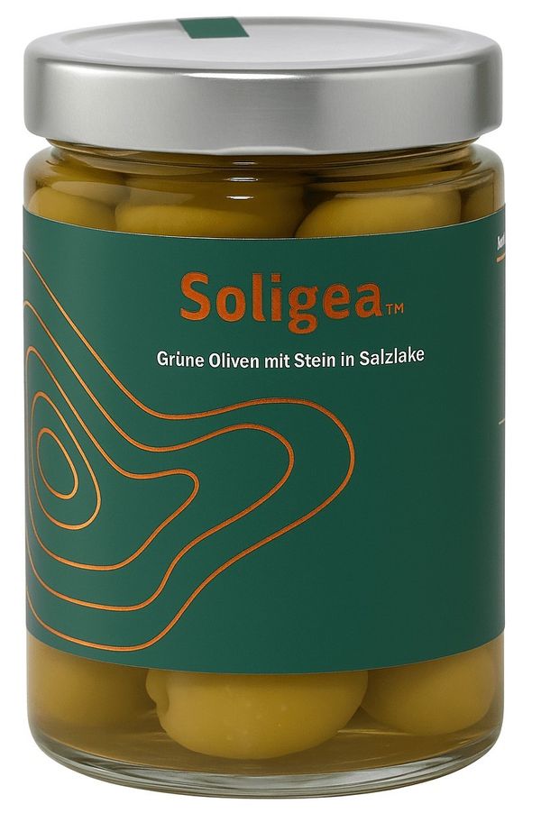 Soligea žaliosios alyvuogės 580 g