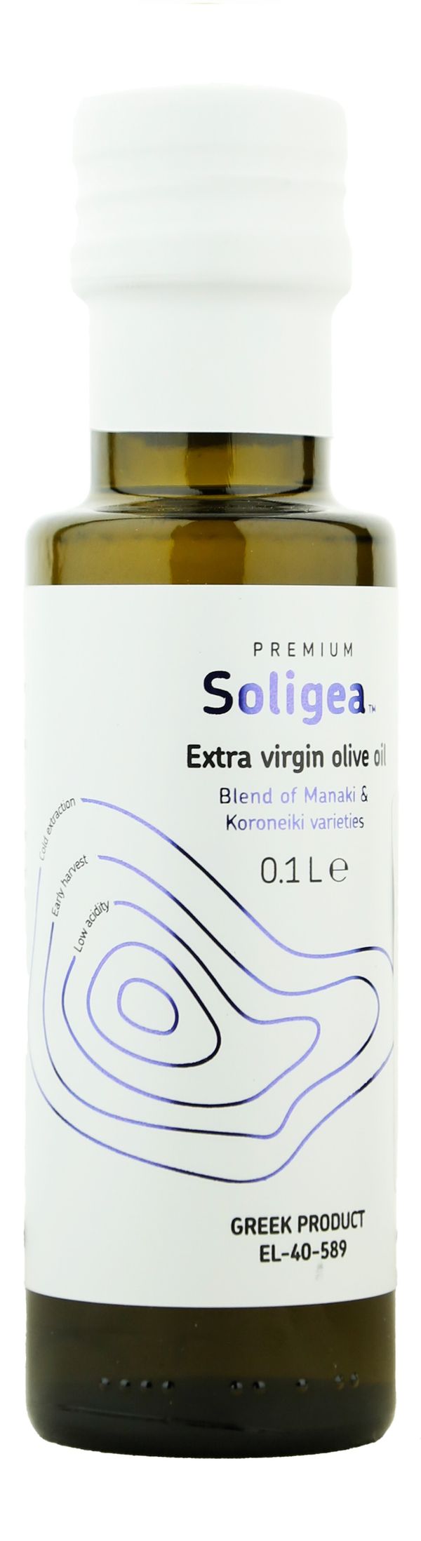 Soligea „Premium“ ypač tyras alyvuogių aliejus 0,1 L