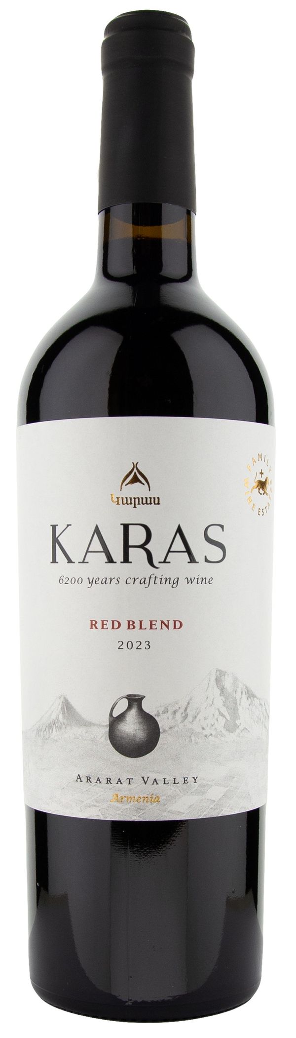 Karas raudonasis sausas vynas 