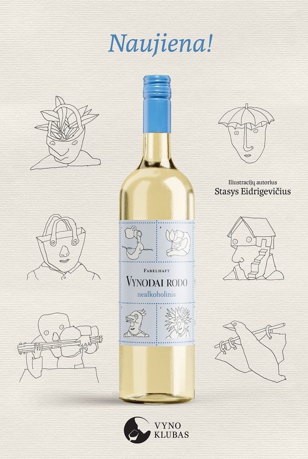 Fio Fabelhaft nealkoholinis vynas „Vynodai rodo“ 0,75 L