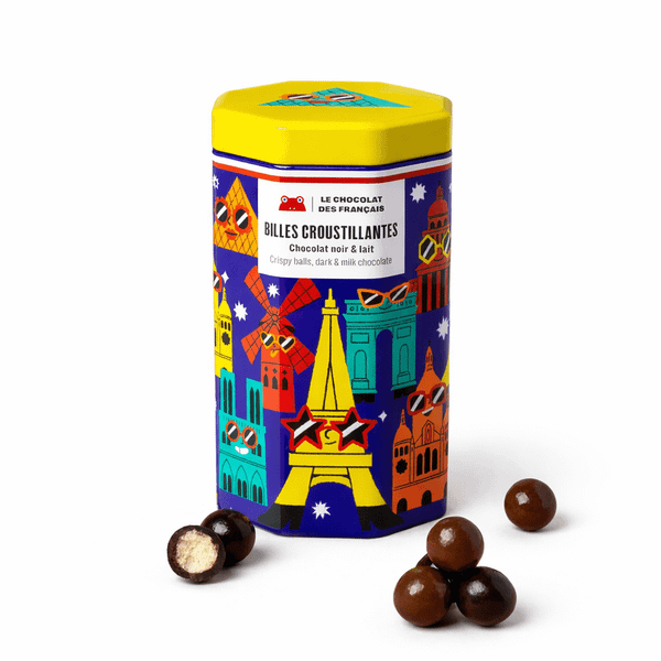 Le Chocolat des Français traškūs rutuliukai šokolade 120 g